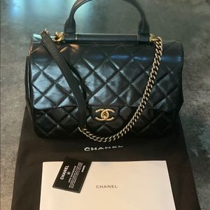 Chanel Flap Bag with Top Handle- Like New